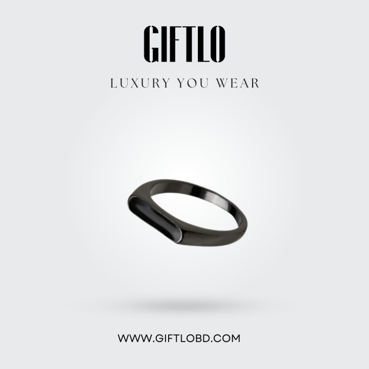 Eclipse Ring – Matte Black Edition | Giftlo Exclusive