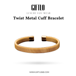 Cuban Wristband – Gold Vintage Edition | Giftlo Exclusive