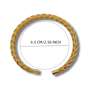 Classic Twine Cuff – Gold Edition | Giftlo Exclusive