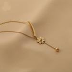 Premium Stainless Steel Daisy Necklace