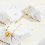 Round Bead Pendant Necklace For Party Jewelry Gift