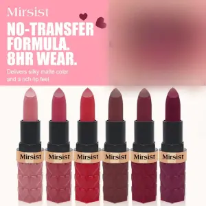 Premium quality Six piece Mirsist lipstick set's