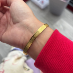 Ayat Al-Kursi Bracelet – Gold Edition