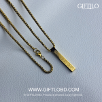 Ayat Al-Kursi Pendant Locket – Gold Edition