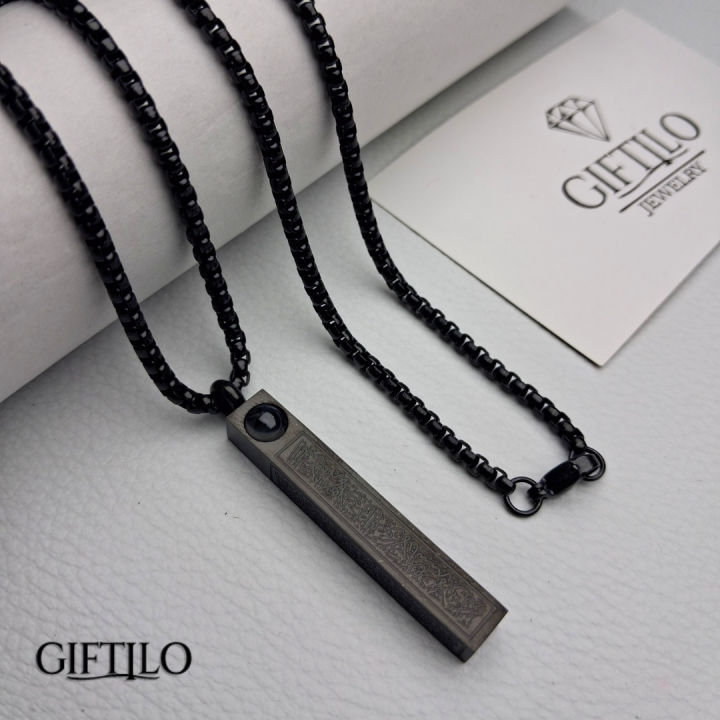 Ayat Al-Kursi Lens Locket – Black Edition