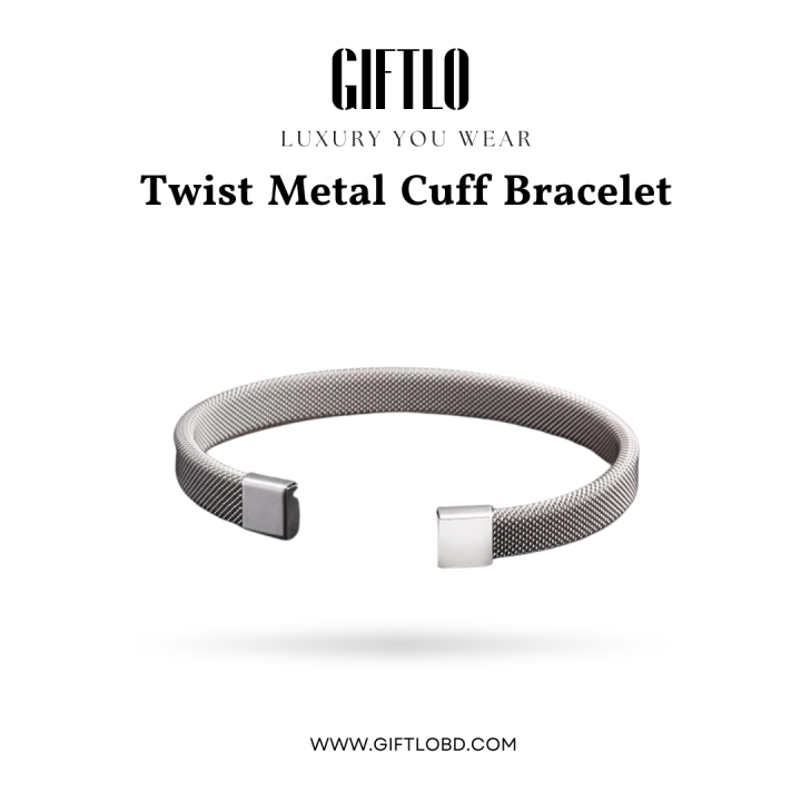 Cuban Wristband – Silver Vintage Edition | Giftlo Exclusive