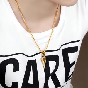 Arrowhead Pendent with Chain – Gold Edition