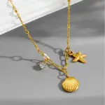 Ocean Style Zircon Necklace