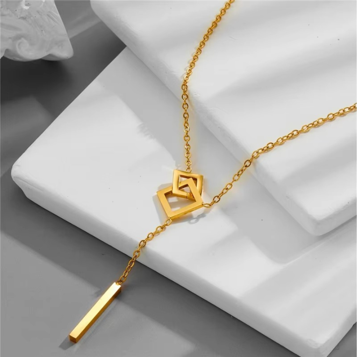 Fadeless Titanium Long Chain Necklace