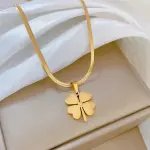 Heart Flower Pendant Necklace
