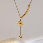 Premium Stainless Steel Daisy Necklace